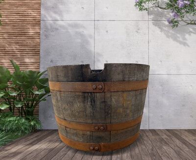 Fût de whisky en bois